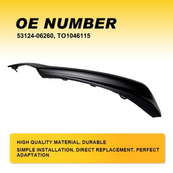 Front Left Driver Cover Bumper - Molding for Camry Toyota SE TO1046113