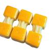 10Pcs Rice Cake Squeezing Toy Soft Stress Relief Squeeze Toy Realistic Cheese Baked Rice