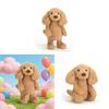 Plush Dog Toy With Soft Pp Cotton Filling For Girls And Kids