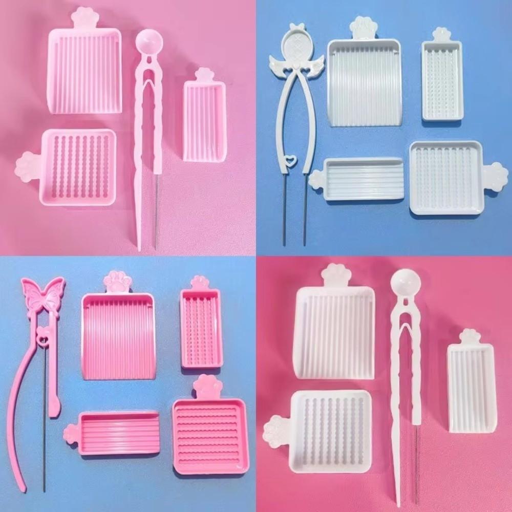 3/4/5Pcs/Set DIY Handmade Fuse Beads Picking Tray Kit 2.6mm Fuse Beads Plastic Beads Fuse Bead Single Needle Tweezer