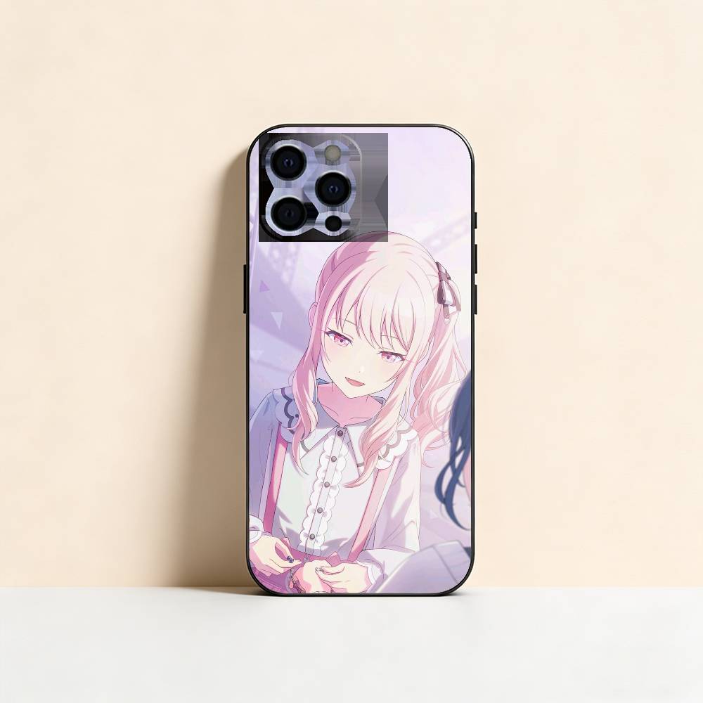 P-Project S-SEKAI Mizuki Akiyama Phone Case For iPhone 17,16,15,14,13,12,11 Plus,Pro Max,XS,Soft Silicone Black Cover