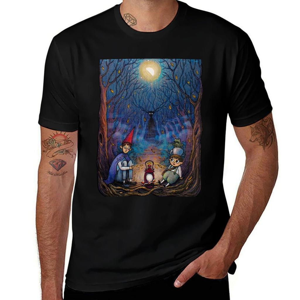 Over The Garden Wall Tshirt Basic Crew Neck Short Sleeve Top