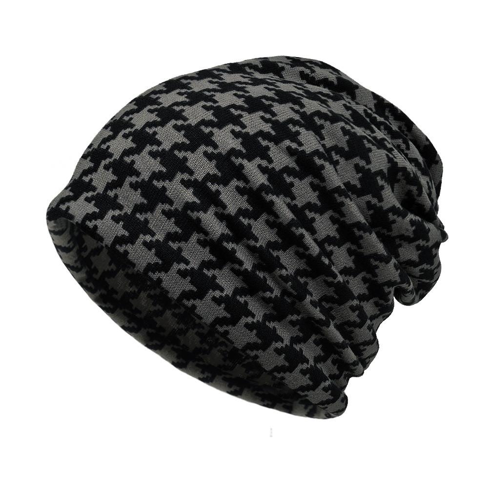 Vintage Style Pullover Cap With Printed Design For Casual Winter Outfits
