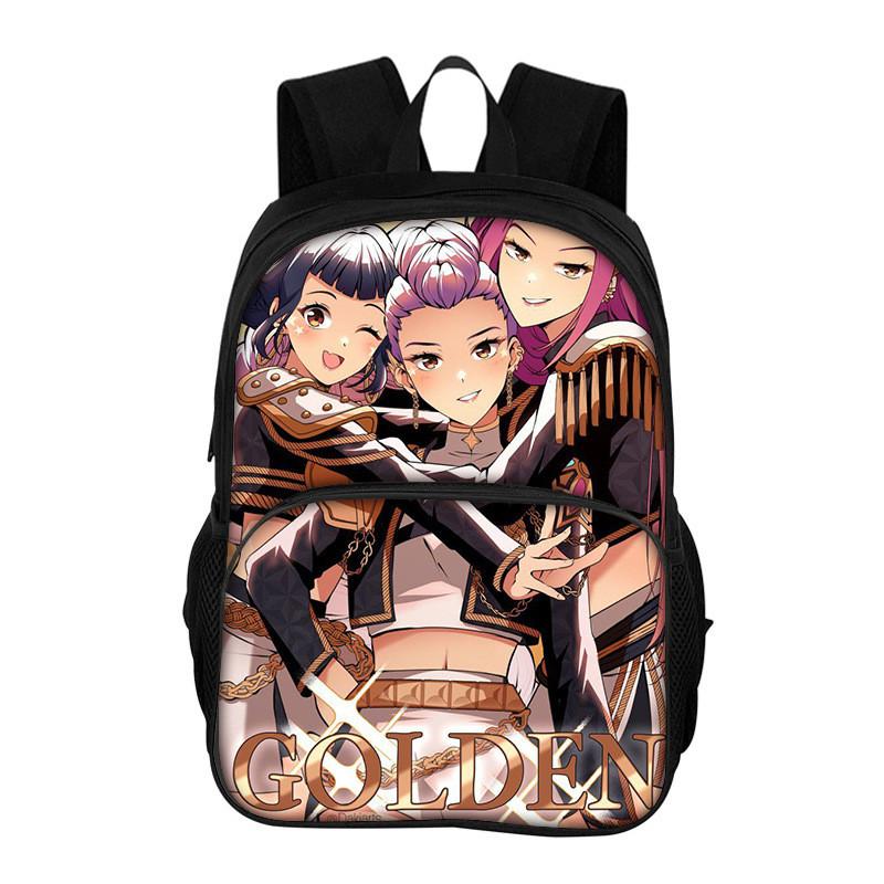 Hunter Witches Kpop Backpack With Oxford Fabric And Breathable Cushion Straps For School Students