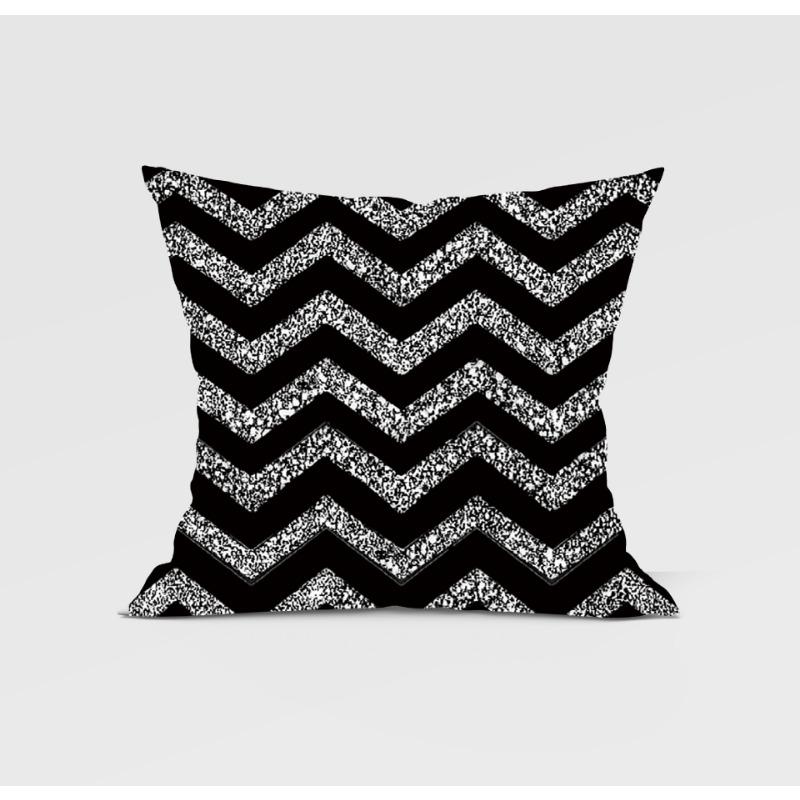 Gray Geometric Pillowcase Home Sofa Pillowcase