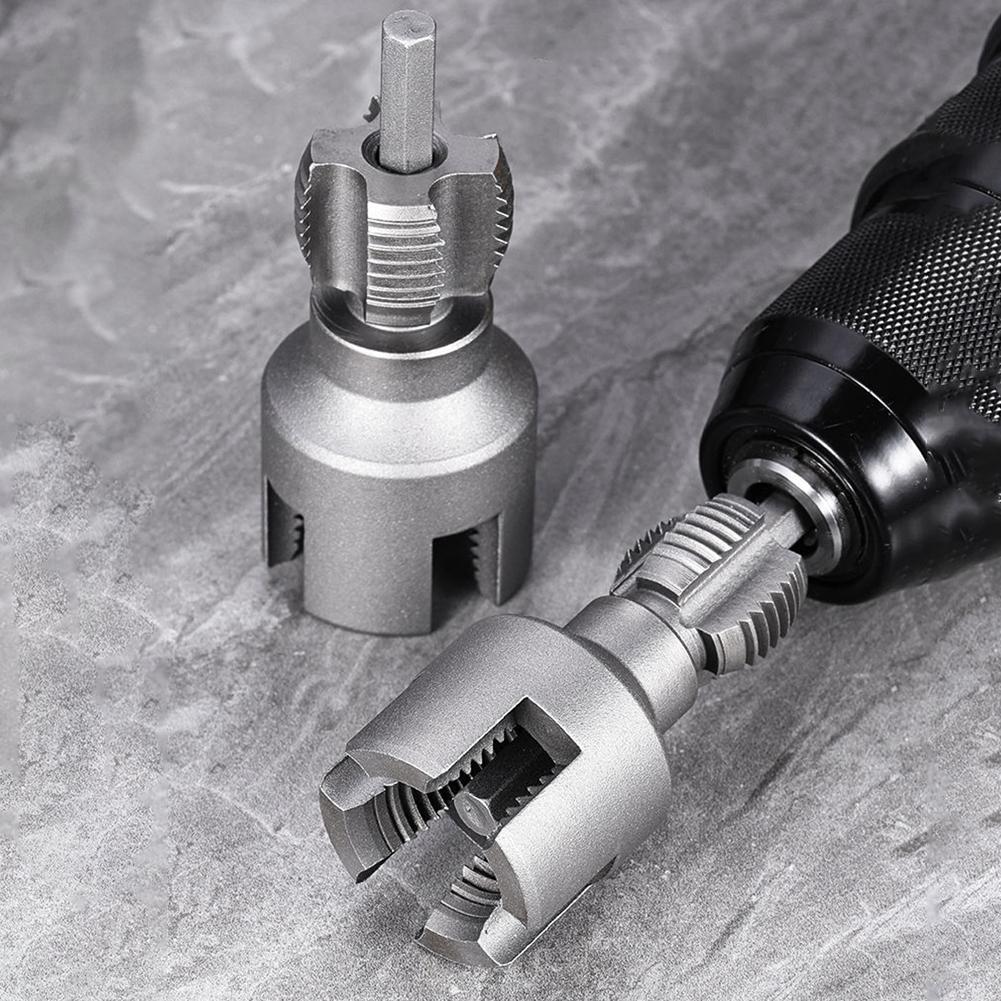 Instrument de tăiere a filetului pentru țevi, mașină de găurit electrică integrată pentru filetarea țevilor interioare și exterioare L0F8