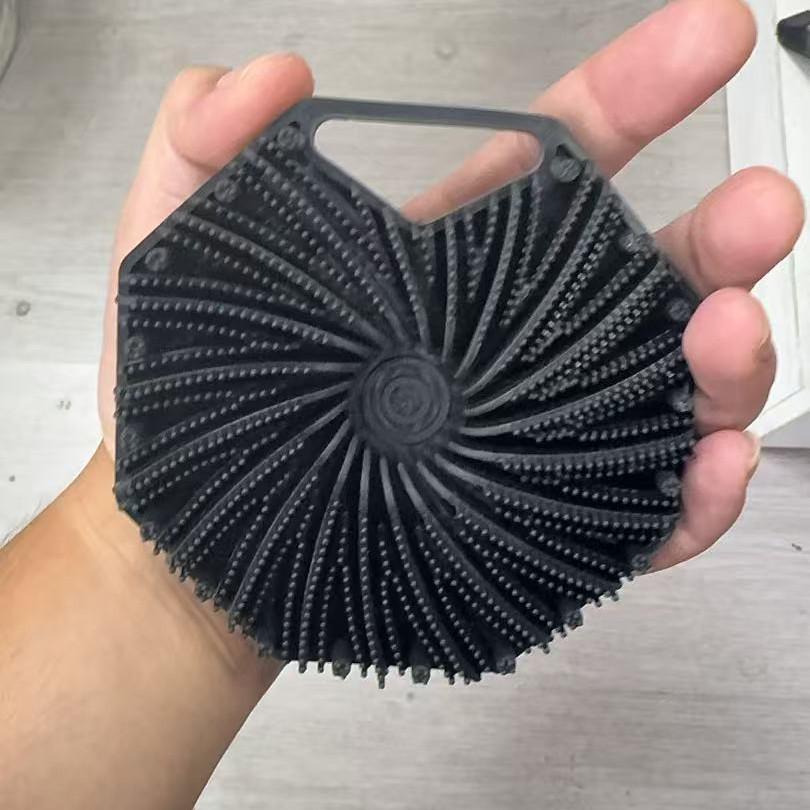 

Популярная силиконовая многоугольная щетка для ванны - Портативный отшелушивающий и массажный инструмент