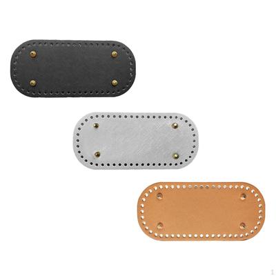 3 Pcs DIY Crochet Bags Bottom Pad Pet Insert Bag Making Parts 52 Holes