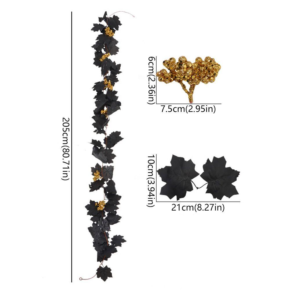 Künstliche Herbstlaub-Ranke Realistische Kunstpflanzen Exquisite Hänge-Rankengirlande Thanksgiving