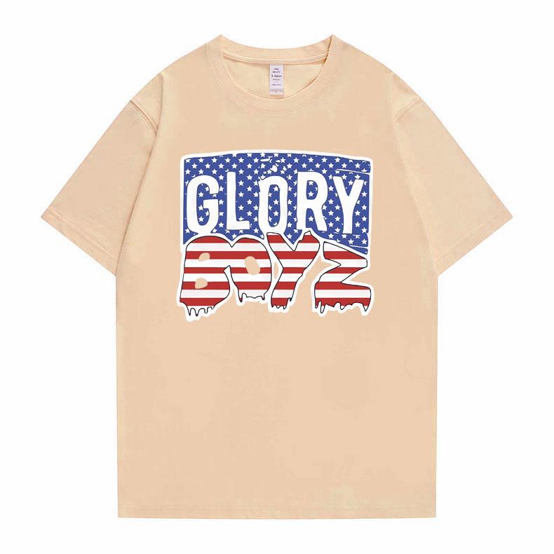 Rapper Chief Keef Glory Boyz T-Shirt Herren Damen Hip Hop Übergroßes T-Shirt Männlich Vintage Kurzarm Herren Lässige Lockere T-Shirts