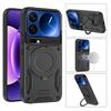 For Xiaomi 17 Pro Max Magnetic Case Shockproof TPU + PC Phone Back Cover with Kickstand