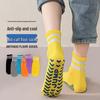 Children's Mid-Calf Non-Slip Socks for Playgrounds, Trampolines, Early Learning, and Yoga