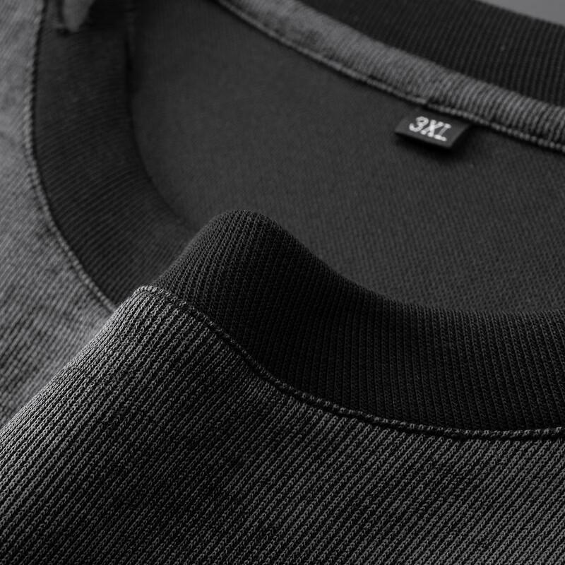 Men's Plus Size Tie-Dye Ripped Short Sleeve T-Shirt