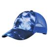 Summer Mesh Cap Tie Dye Baseball Cap 3D Embroidery Duckbill Cap Mesh Baseball Cap Sunshade Cap Mesh Cap