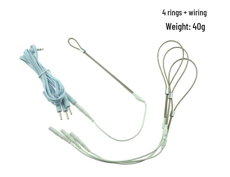 Men's Electric Shock Steel Ring for Erotic Restraint and Climax