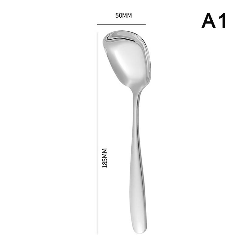 Big Salad Spoon Fork Set Stainless Steel Kitchen Food Server Pasta Utensils Public Gold Tableware Using Buffet Restaurant Tools