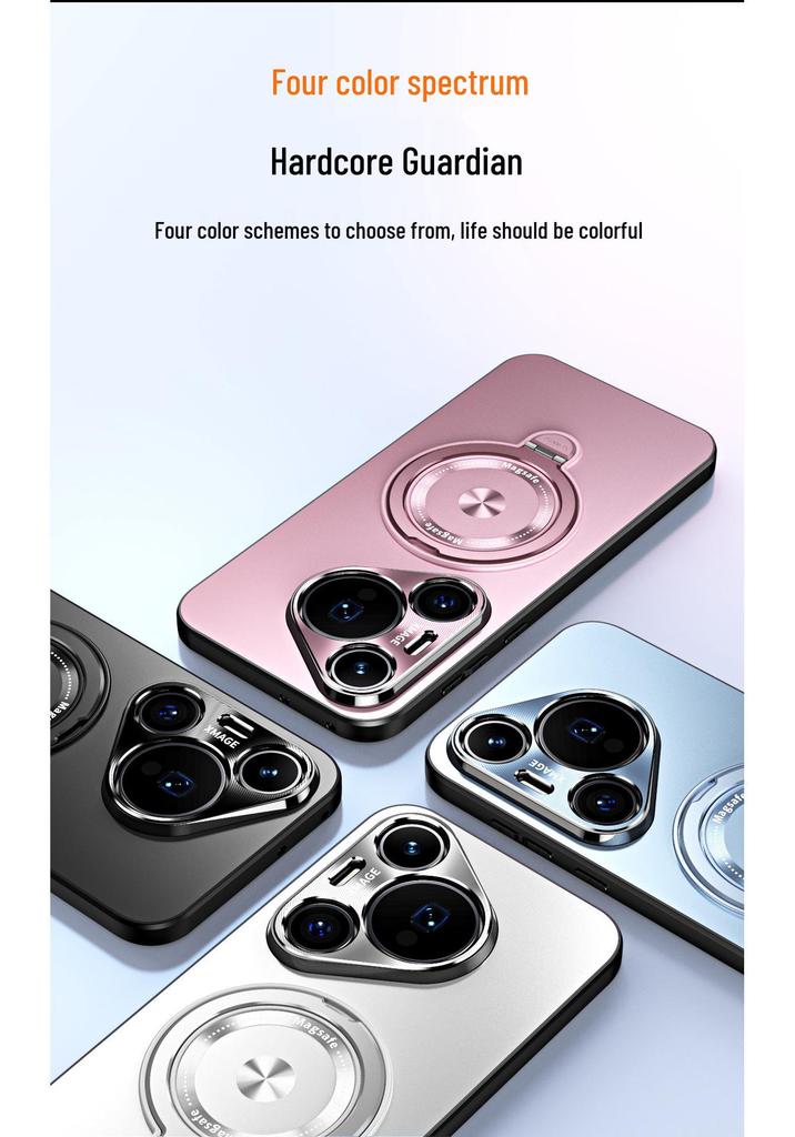 Ascend Series Huawei Pura80 Ultra Case: MATE70 Rotating Magnetic Stand, Full Coverage, Anti-drop N
