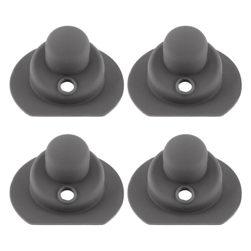 

4 Piece Silicone Replacement Gaskets For Mug Lid Leak Proof Easy To Install Water Bottle Seal Rings Parts Accessories сірий