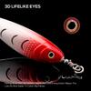 10cm 9g Topwater Pencil Lure Rotating Propeller Body Bait Floating Hard Bait for Bass Pike Surface Fishing