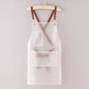 1PC Oil Resistant Durable Easy To Clean Transparent Stain Resistant Waterproof Kitchen Apron