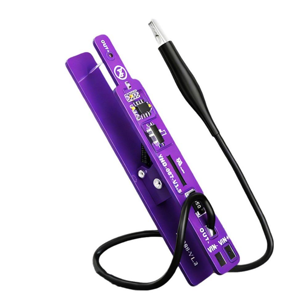 

2 Modes Universal Battery Clip One Click Power on Phone Motherboard Repair Tool Startup Test фіолетовий