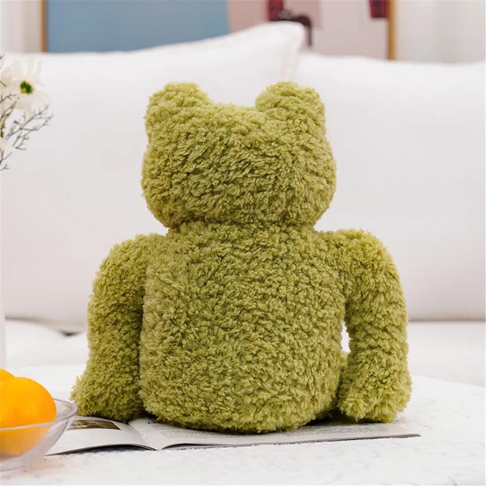 35cm Creative Strong Frog Plush Toy Stuffed Animal Kawaii Soft Muscle Frog Doll Cute Plushies Christmas Gift for Child Kids