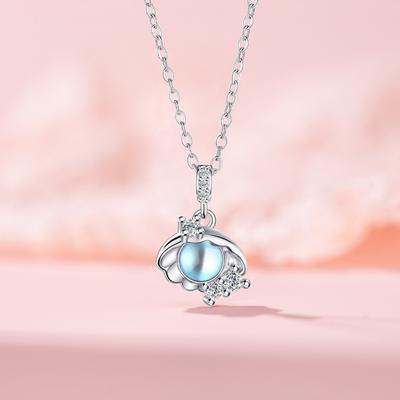 Shell Necklace Female Light Luxury Niche Student Girlfriend Stainless Steel Clavicle Chain
