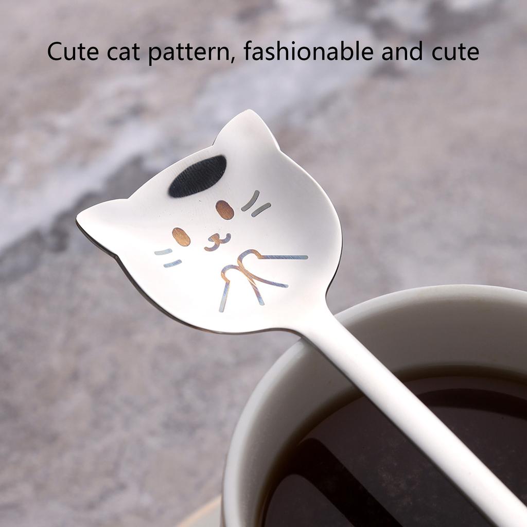 Lovely Coffee Stainless Steel Tableware Tea Spoon Stir Bar Spoon Stirring Spoon
