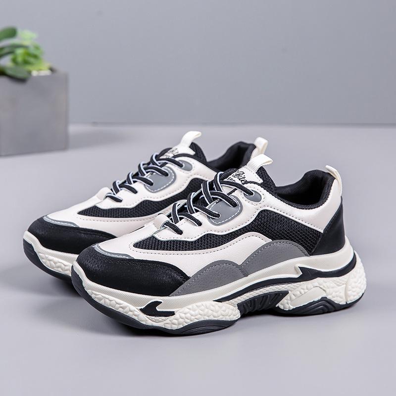 2025 Trendy Women's Dad Shoes: Lightweight, Thick-Soled, All-Match, Height-Boosting Sneakers for Spring/Summer
