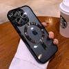 Luxury New Clear Lens Film Magnetic Case For IPhone 15 14 13 12 11 Pro Max Plus Plating Wireless Charging Shockproof Cover