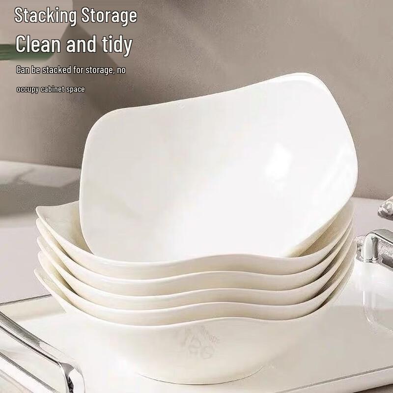 RuHan Ceramic Square Salad Bowl