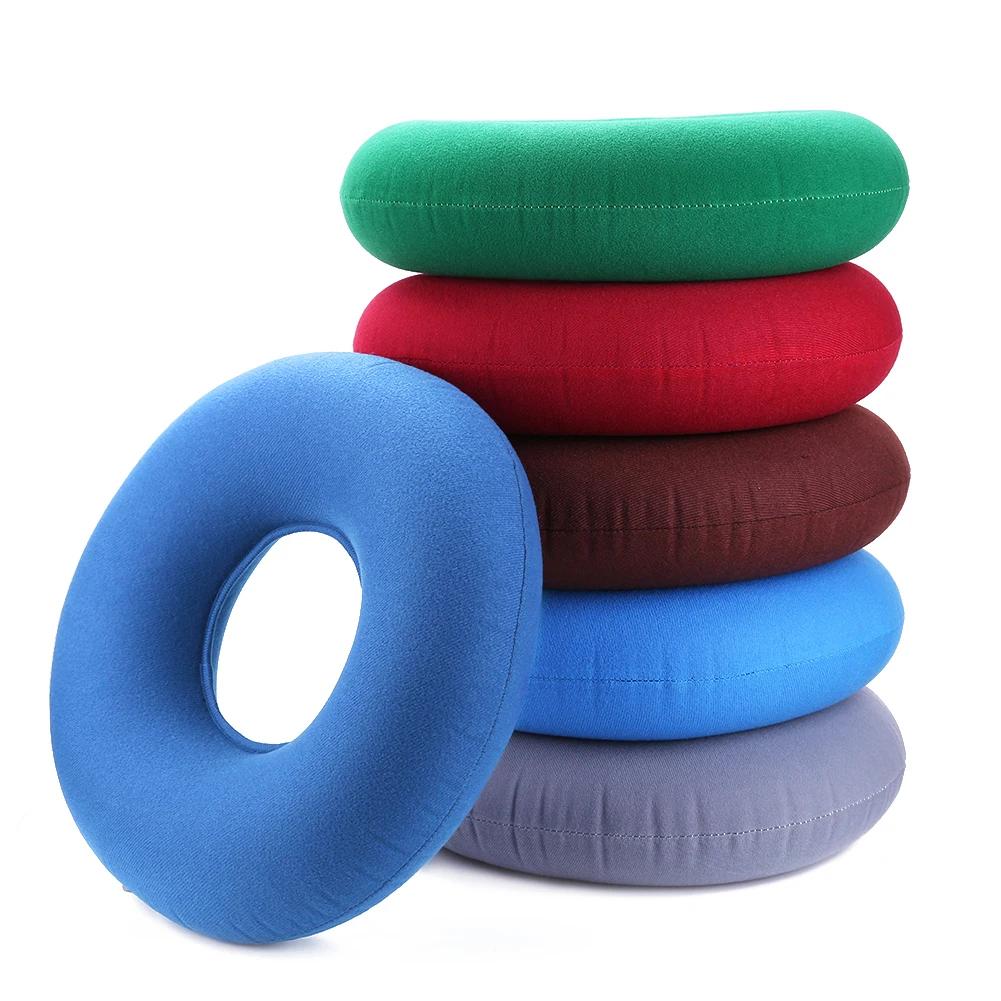 Hip Support Medical Hemorrhoid Seat Pad Inflatable Massage Cushion with Pump Round Ring Pillow Anti Bedsore Donut Chair Pad
