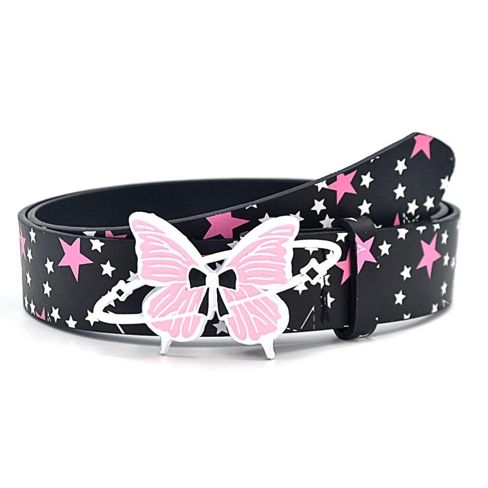 Alloy Fashion Belt Star Pattern Waist Strap Trendy Dress Belt Party Occasion