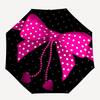 1pc BowtieAutomatic Open/close Folding Umbrella, Compact Portable Travel Umbrella, Perfect Birthday/Holiday, Cute Umbrella Y029