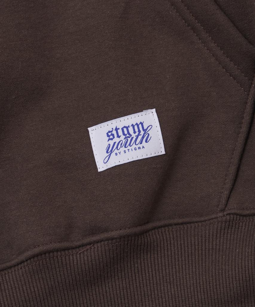 [Stgm Youth] Logo Hoodie Brn