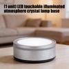 Multiple Color Changing Touch Control LED Crystals Lamp Base with Adjustable Brightness for Atmospheres Lighting