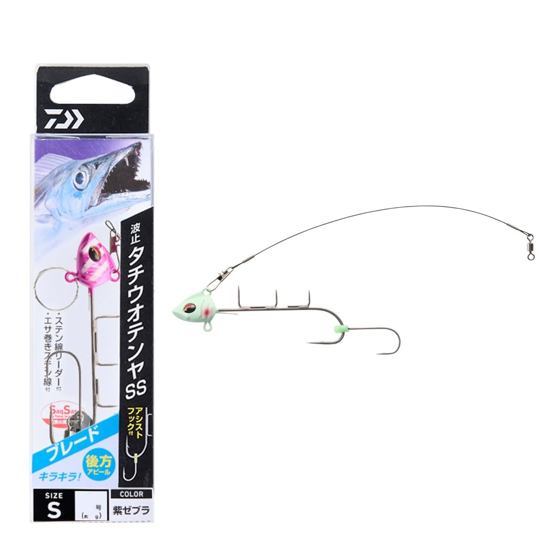 

DAIWA Hato Tachiuotenya SS Blade 3S Luminous Hari/Механизм Luminova/Зеленый