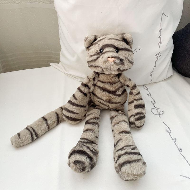 

Мягкая кукла-кошка с длинными ногами, плюшевая игрушка, кукла-кошка, детская успокаивающая подушка для сна, тряпичная кукла, свадьба total length 30cm