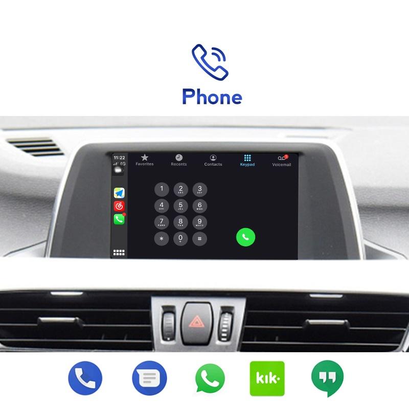 Wireless CarPlay Android Auto Interface Decoder Box For BMW 6 Series F06 F12 640D 2011-2017 CIC NBT Mirror Link AirPlay Voice BT