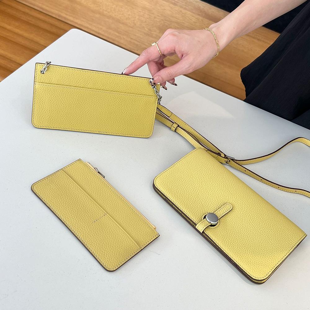 3 в 1 роскошные маленькие женские сумки через плечо из натуральной кожи, фирменный дизайн, первый слой коровьей кожи, клатч, сумка без логотипа жёлтый