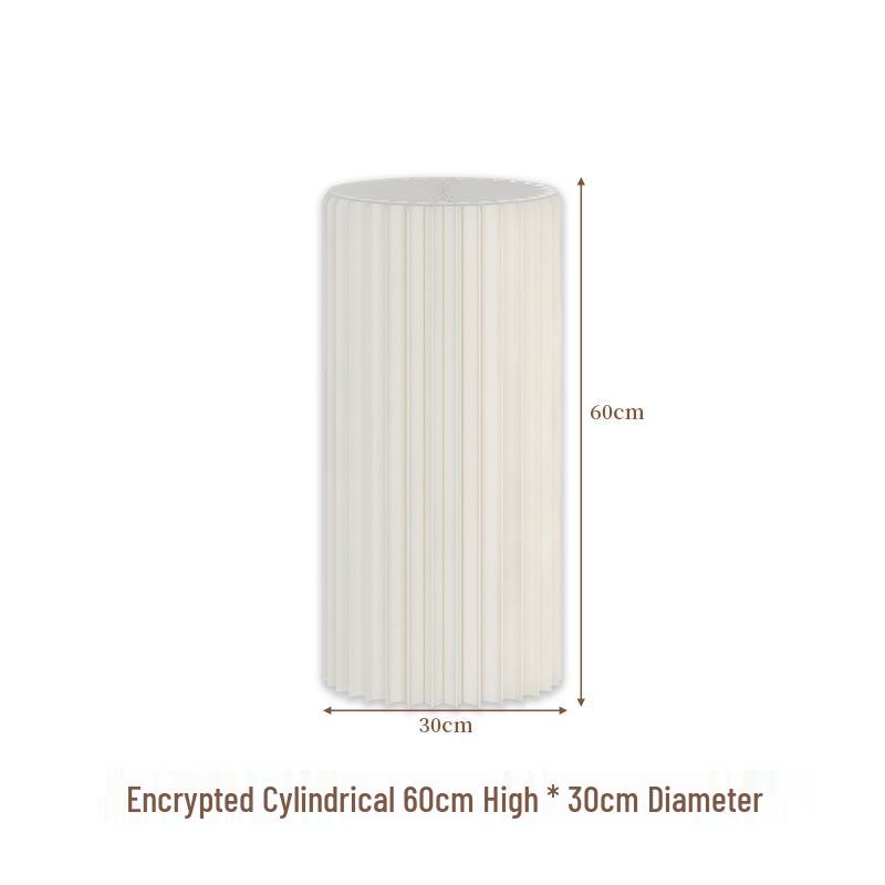 Multi-Layer Folding Exhibition Stand & Wedding Aisle Display Rack with Creative Cylinder Design