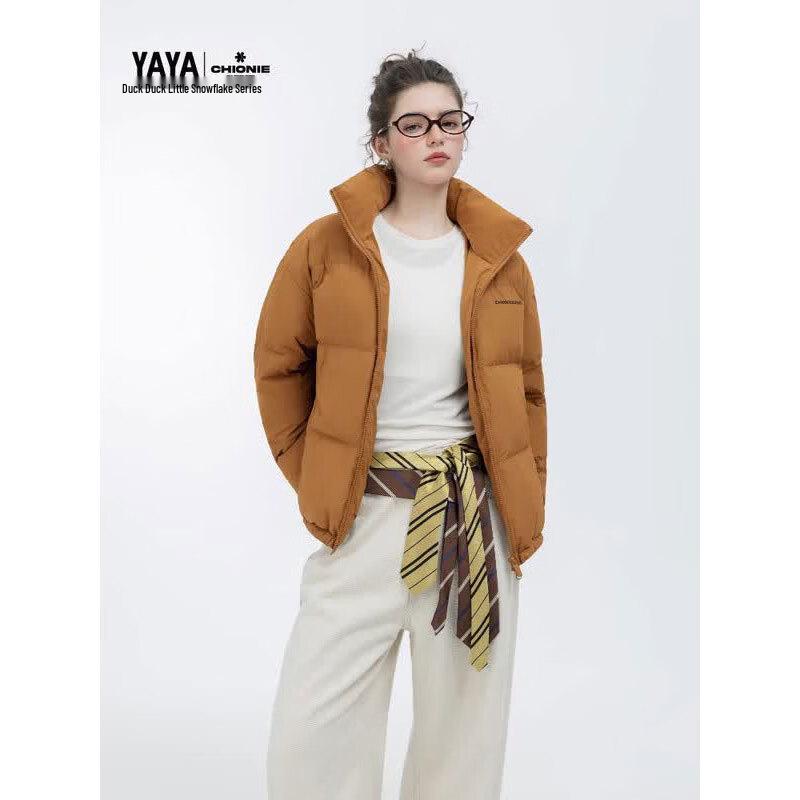 Yaya Unisex Thick Warm Short Puffer Down Jacket