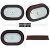 Motorcycle Air Filter Element Air Cleaner Inner Replacement For Harley Touring FLHT FLHX FLHR 17-Up Softail FXBR FLHC FXBB 18-Up