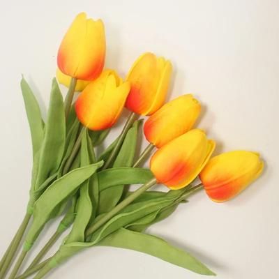 Umělý tulipánový květ Svatební dekorace Kytice nevěsty Vysoce kvalitní umělý květ Real Touch Domácí Zahradní dekorace