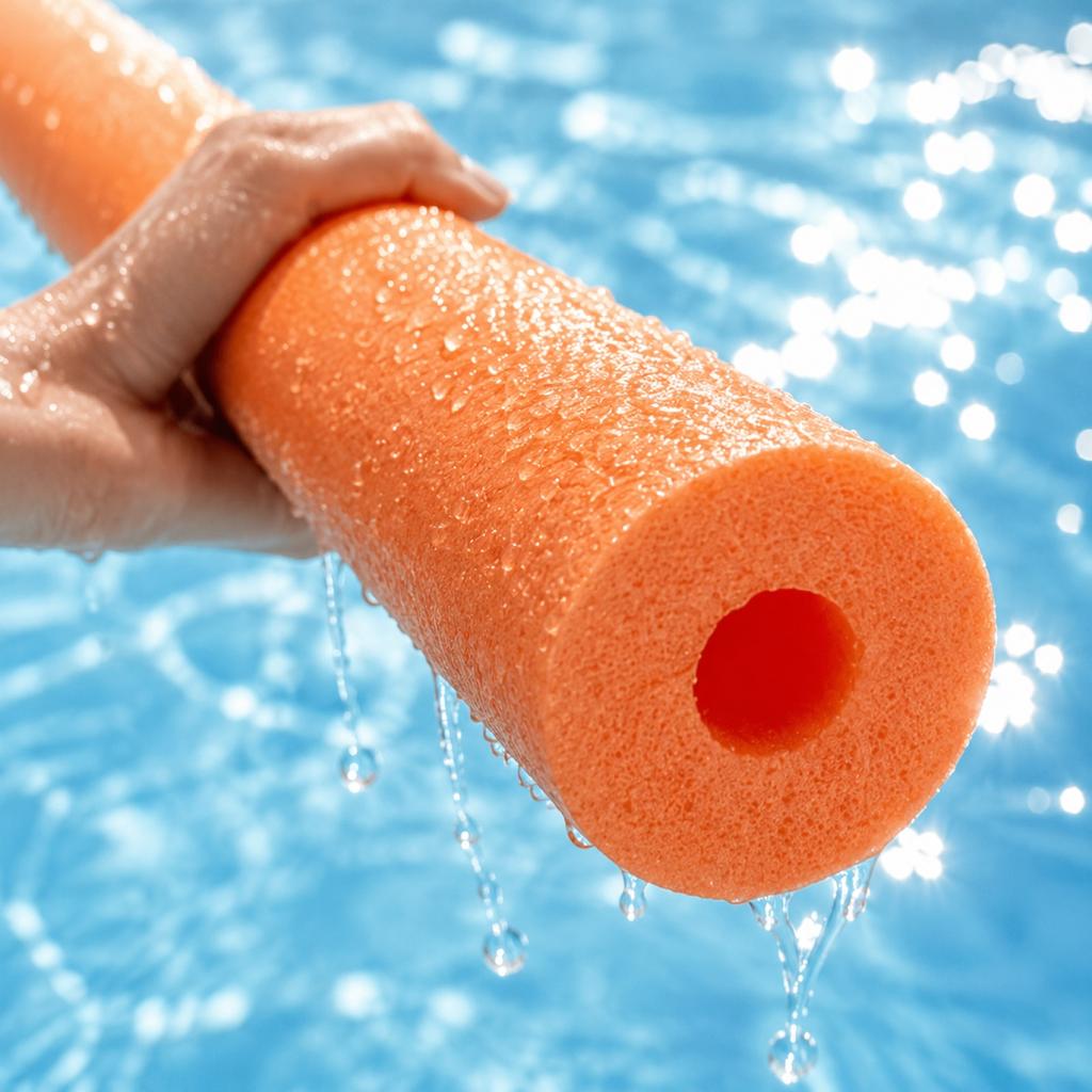 Hollow Foam Pool Noodle Water Float Stick 6 5cm Diameter 150cm Length Lightweight Durable Swimming Aid Floating Bar