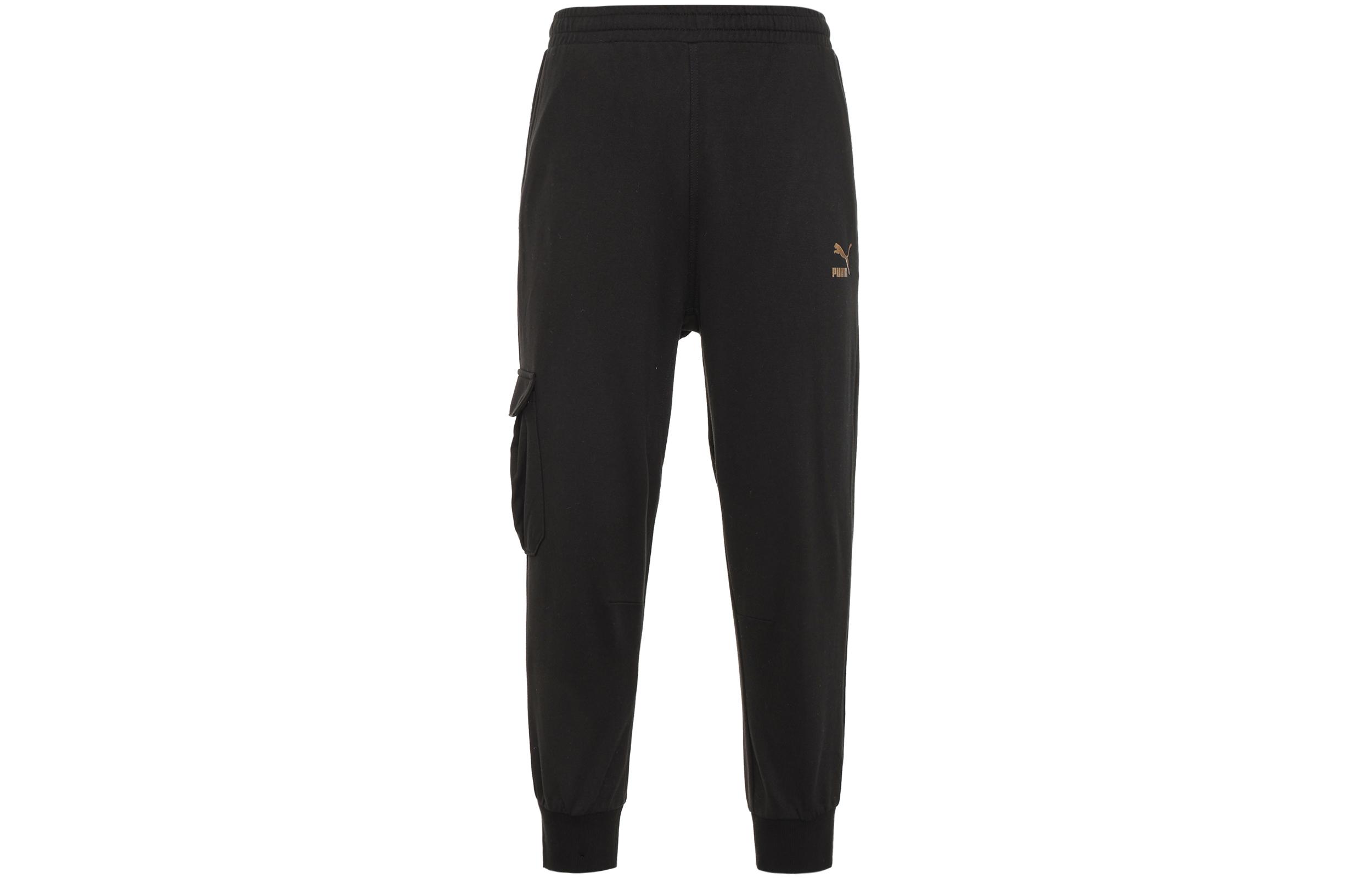 PUMA Sports Pants Men s Black Moderate 535225-01 L