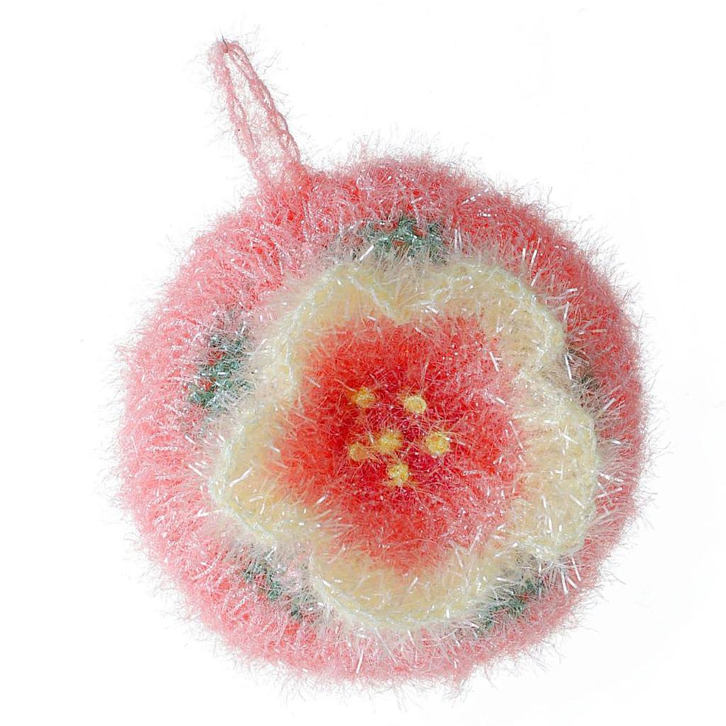 Kitchen Dish Cloths Absorbent Dish Rag Reusable Dish Towels Efficient Anti-grease Sakura Shape Cleaning Kitchen Acrylic