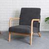 Finka Armchair Cover, Gray, Thick Velvet