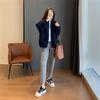 Women's Fleece Cardigan Jacket Button Up Loose Casual Warm Outerwear