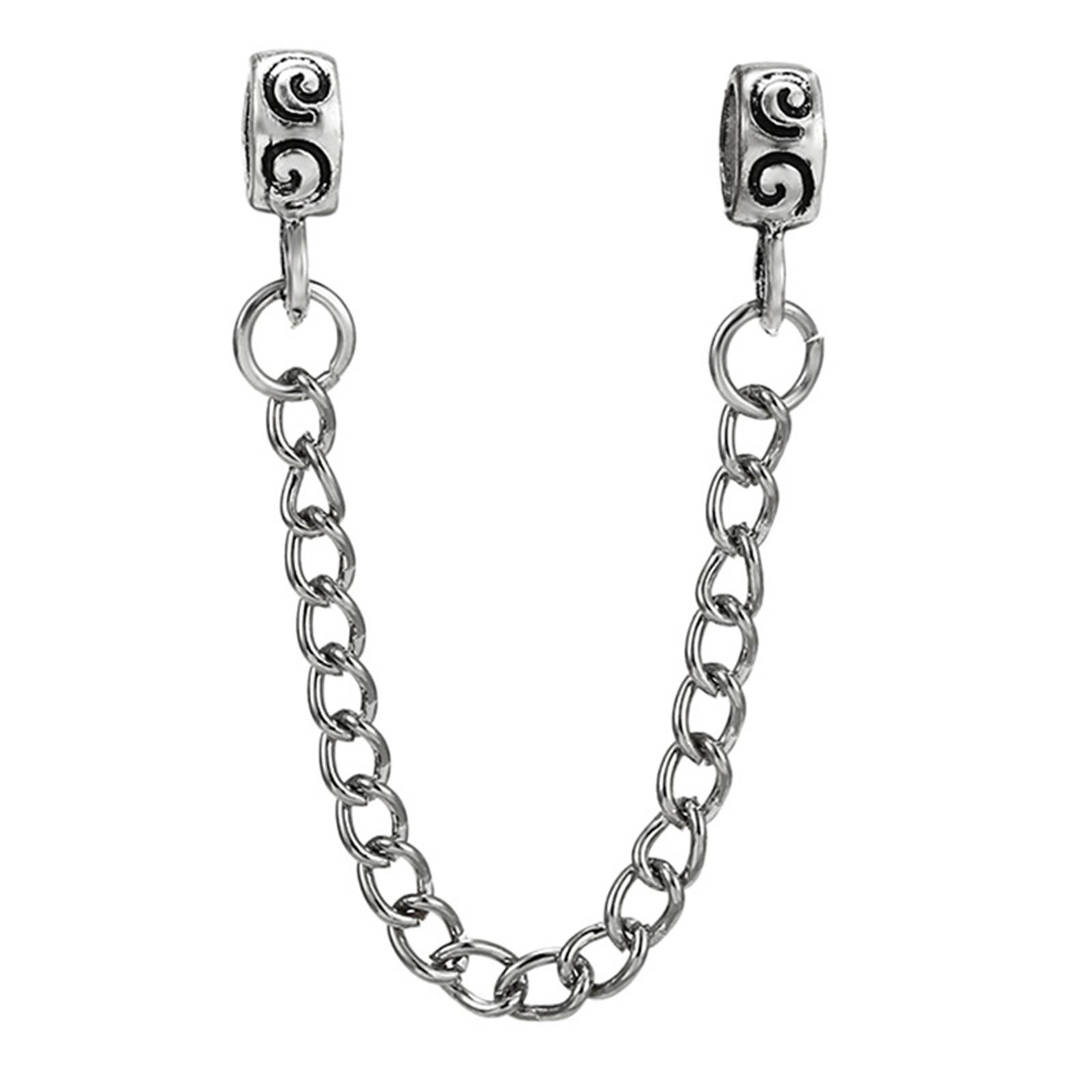 

Durable Metal Safety Chain For Bracelets Offering Added Protection Against Unintentional Dropping Or Losing 3